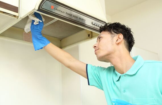 熊本市にてレンジフードや換気扇の掃除を承っております | 熊本でハウスクリーニングならリカバリーオクナ